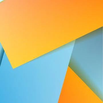 Background with blue paper Stock Illustration