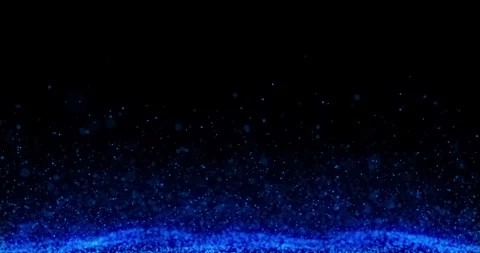 Background blue particles 4K video Stock Footage 260500306