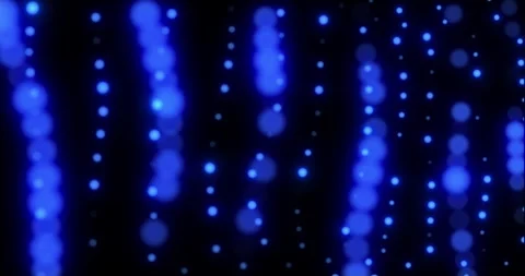 Background blue particles 4K video Stock Footage 260500444
