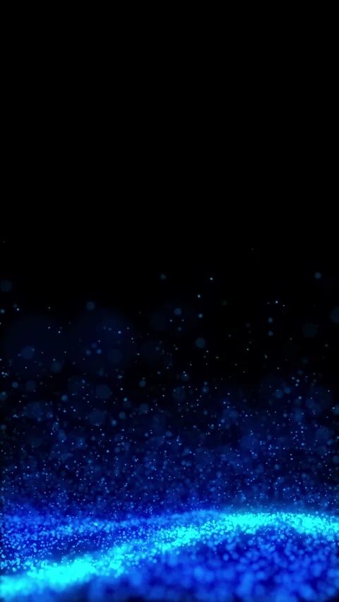 Background blue particles 4K video Stock Footage 260500561