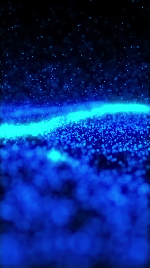 Background blue particles 4K video Stock Footage 260500602