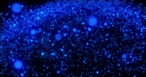 Background blue particles 4K video Stock Footage 260500763