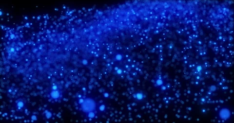 Background blue particles 4K video Stock Footage 260500834