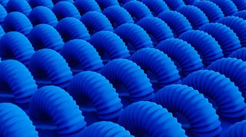 Background blue pipes Stock Illustration