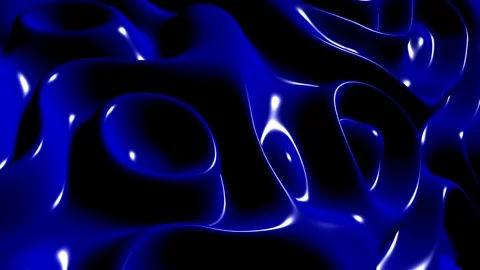 Background with Blue Plasma, Unique Design, Paints, Exclusive, Reflection Stock Footage 303848115