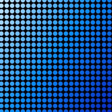 Background with blue polka dots Stock Illustration