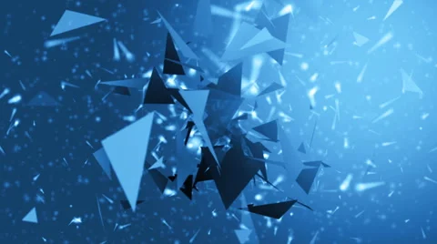 Background blue with polygons. 스톡 동영상 62414753