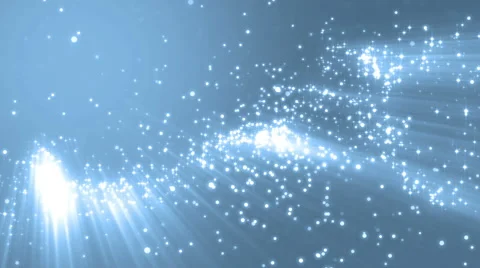 Background blue with rays in space. Video stock 64981741