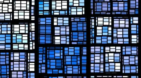 Background from blue rectangles Stock Footage 8975137