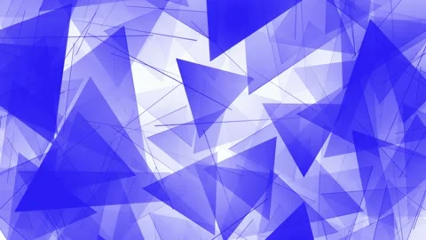 Background with blue rotating triangles. Seamless loop Stock Footage 229998310