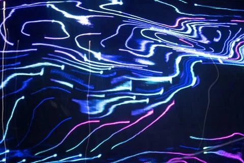 Background blue screen technology LED modern and beautiful. Stock Photos