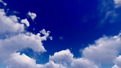 The background of blue sky and white clouds Stock Footage 193991002