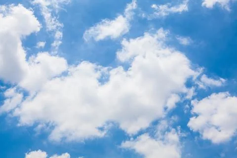 Background of blue sky with cloud 스톡 사진