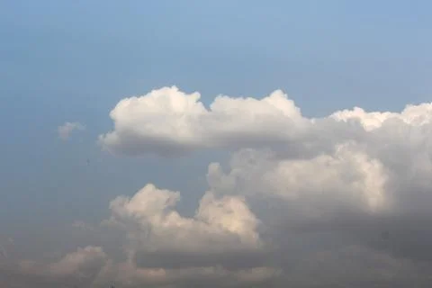 Background with blue sky cloud Stock Photos