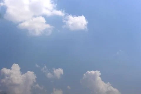 Background with blue sky cloud Stock Photos