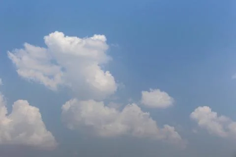 Background with blue sky cloud Stock Photos