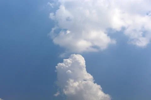 Background with blue sky cloud Stock Photos