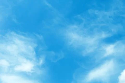 Background of blue sky with clouds Stock Photos