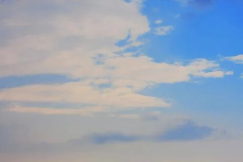 Background of blue sky. Stock Photos