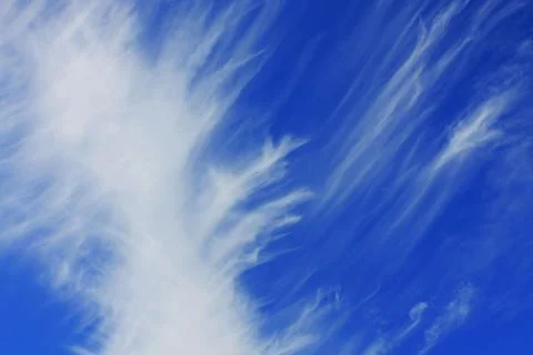 Background of blue sky. Stock Photos