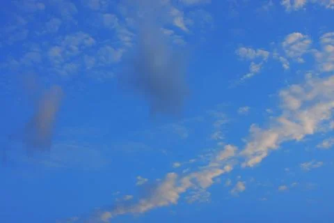 Background of blue sky. Stock Photos