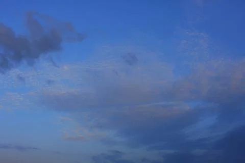 Background of blue sky. Stock Photos