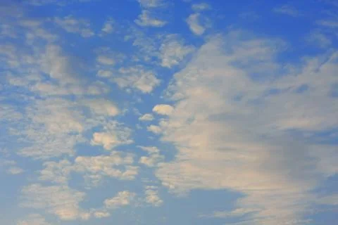 Background of blue sky. Stock Photos