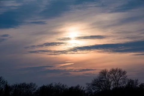 Background blue sky Stock Photos
