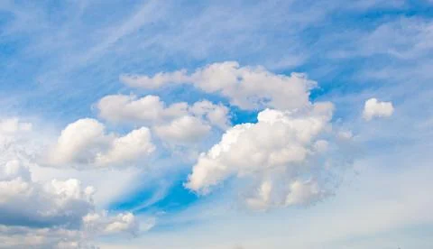 Background of blue sky Stock Photos