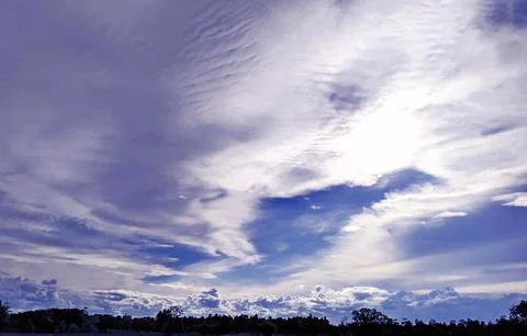 Background Blue sky Foto stock