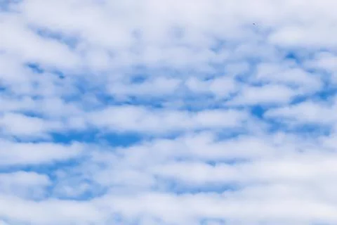 Background of blue sky with white clouds Stock Photos