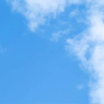 Background of blue sky with white clouds Foto stock