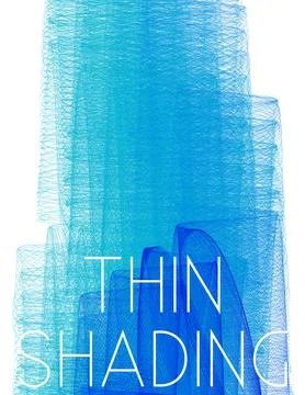 Background with blue subtle shading by thin wavy lines. Vector pattern Stock Illustration