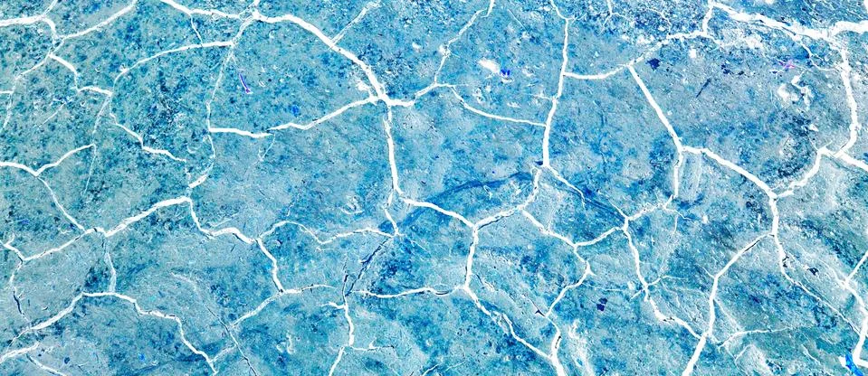 Background blue surface marble texture with veins close-up Foto stock