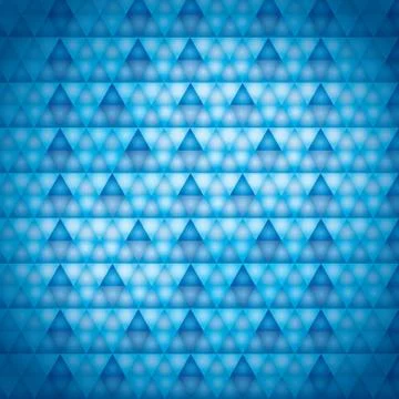 Background blue triangles Stock Illustration