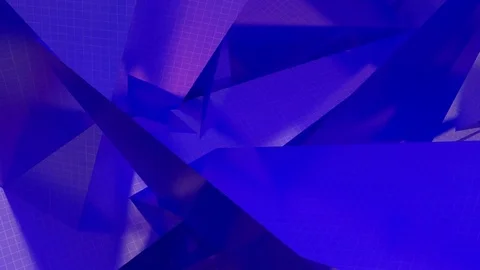 Background of blue triangles with a texture of mesh Stockbeeldmateriaal 69741795