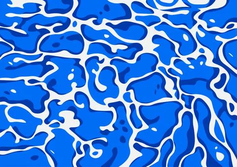 Background Blue wave Stock Illustration