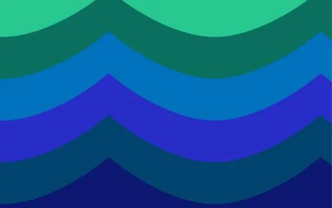 Background blue waves ocean Stock Illustration