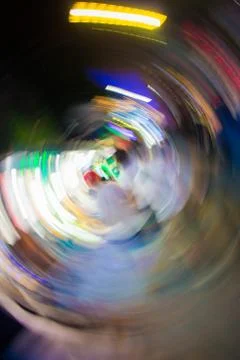 Background blur at night. Stock Photos