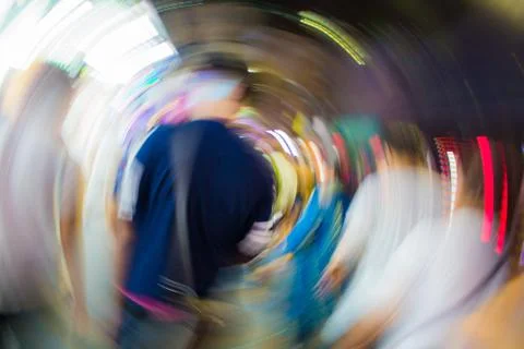 Background blur at night. Stock Photos