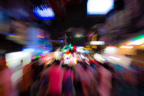 Background blur at night. Stock Photos