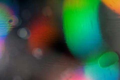 Background of blurred colored lights close up Stock Photos