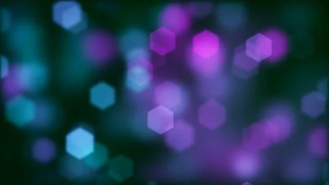 Background of blurry hexagonal bokeh Stock Illustration