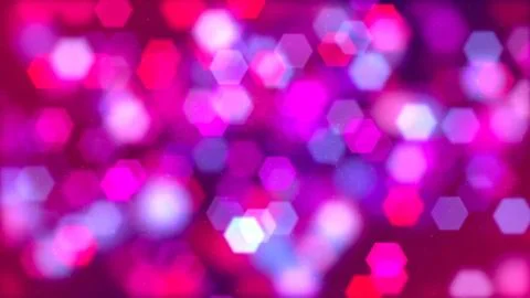 Background of blurry hexagonal bokeh Stock Illustration