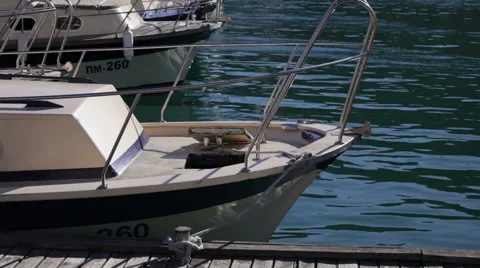 Background of the boat on the water Stock Footage 51610919