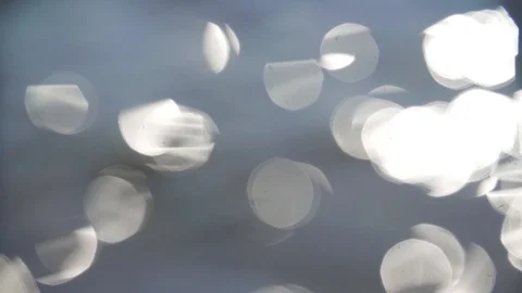 Background bokeh glare on the water Stock Footage 121742295