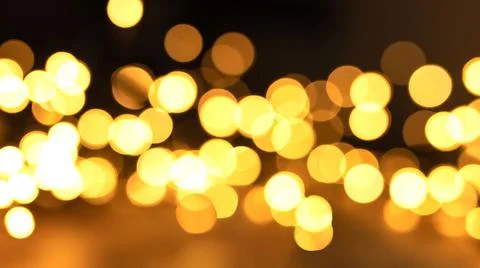Background bokeh texture black and yellow Stock Photos
