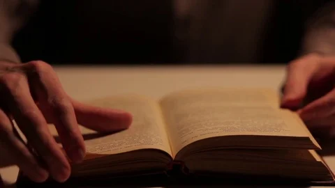 Background: Book pages flipping, close up. Fantasy. Video stock 72721379