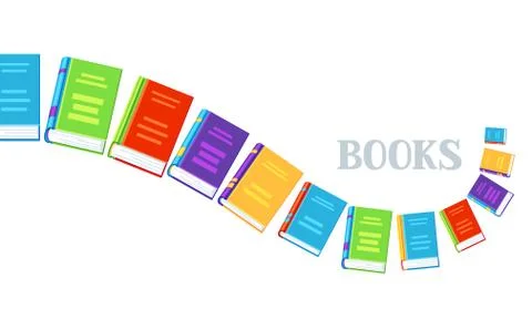 Background with books. Stock Illustration