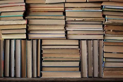 Background from books. Stock Photos